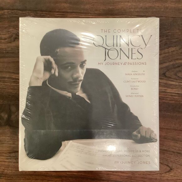 QUINCY JONE FIRST EDITION COFFEE TABLE BOOK NWT - Picture 1 of 3